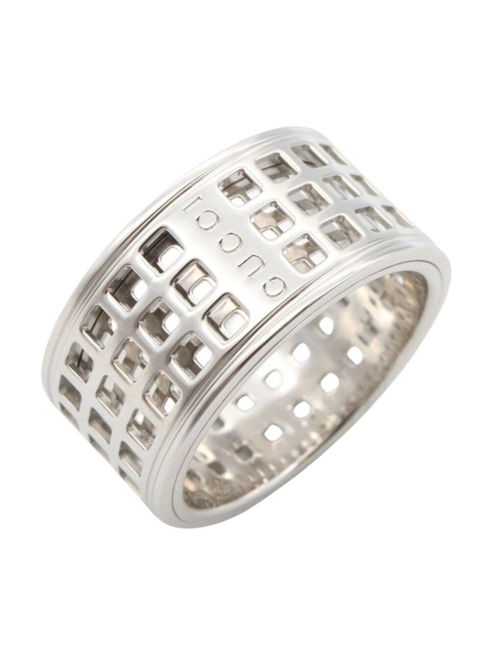 Gucci Ring 18k White Gold